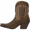 Durango Crush by Women's Roasted Pecan Bootie Western Boot, Roasted Pecan, M, Size 10.5 DRD0430